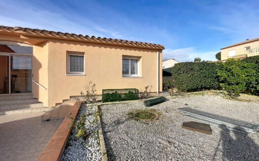 MAISON PLAIN-PIED 120m2 – PARCELLE 452m2 – CANET-EN-ROUSSILL