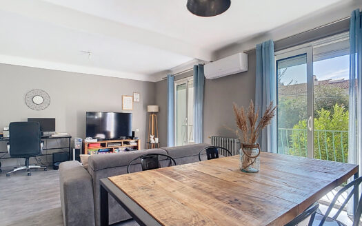 PERPIGNAN SUD – Appartement F3 avec garage et jardin + studi