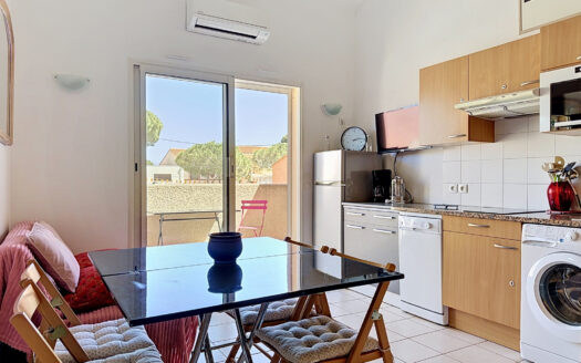 A VENDRE APPARTEMENT T2 + CABINE ARGELES SUR MER DE 43 M2