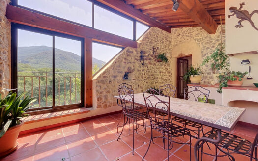 LAROQUE-DES-ALBERES (66) – MAISON DE VILLAGE – VUE ALBERES E